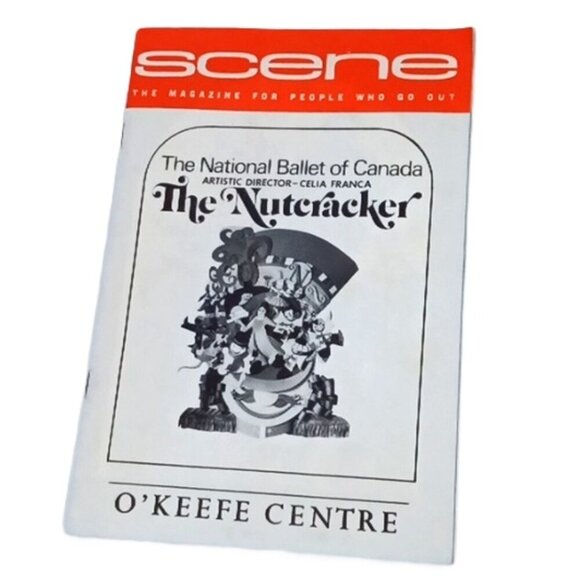 Vintage SCENE Program Dec 1972 National Ballet The Nutcracker O'Keefe Centre - Picture 1 of 4